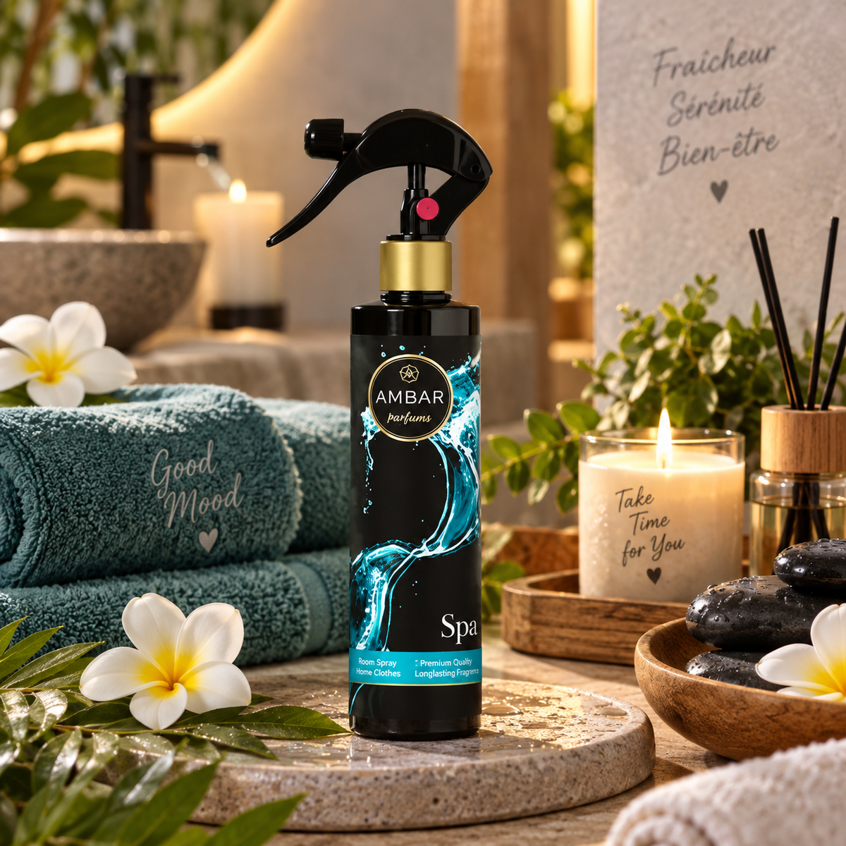 Spray AMBAR SPA parfum d'intérieur pour la maison