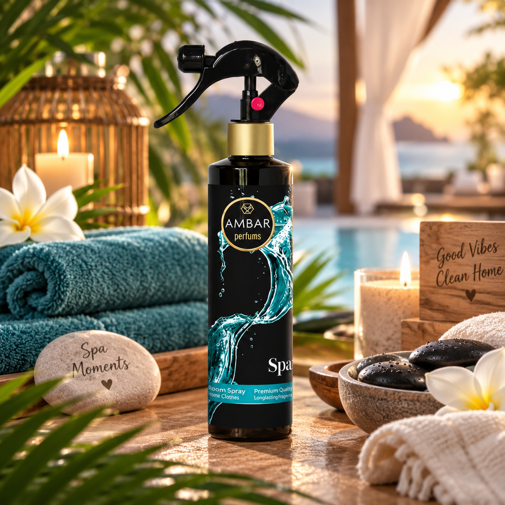 Spray d'ambiance AMBAR SPA 280 ml pour parfumer la maison