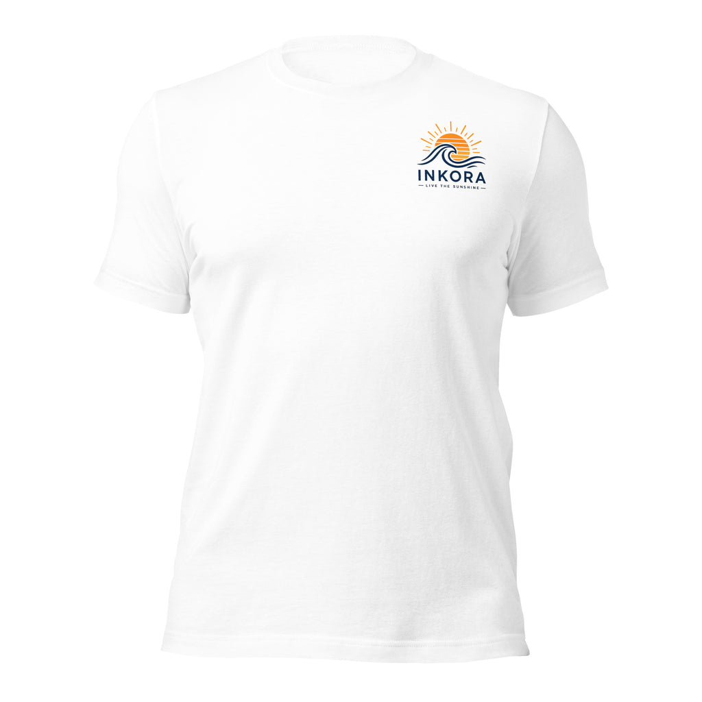 T-shirt premium INKORA Miami Beach - vue de face.